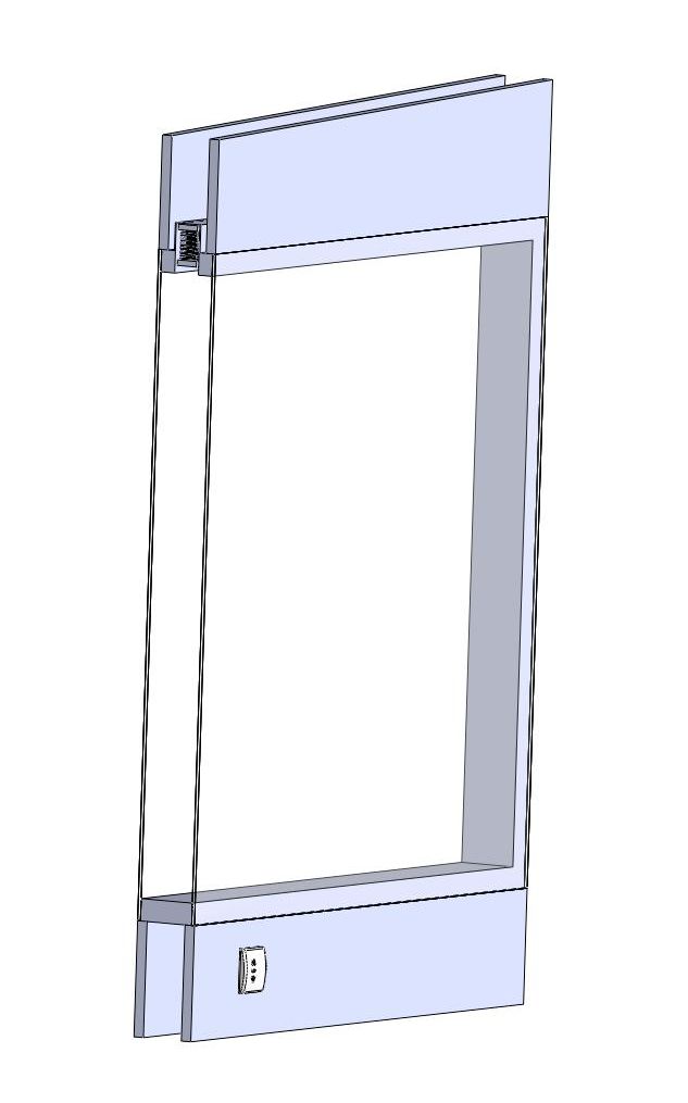 Prosklený obkladový panel